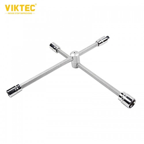 Ключ баллонный крестовой складной 1/2", 17, 19, 21, 23 мм VIKTEC