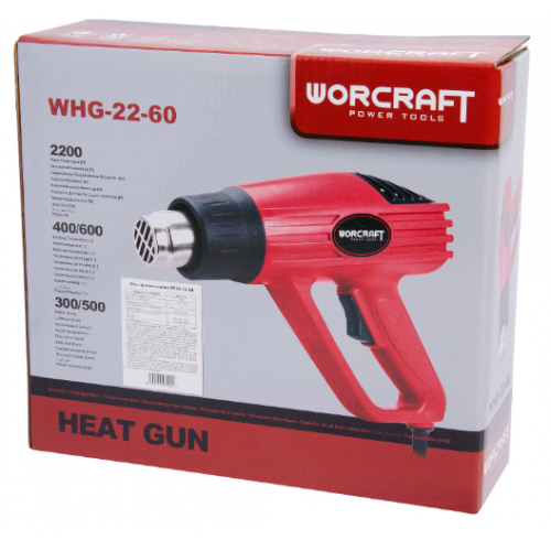 Фен промышленный 2200 Вт. WHG-22-60 WORCRAFT