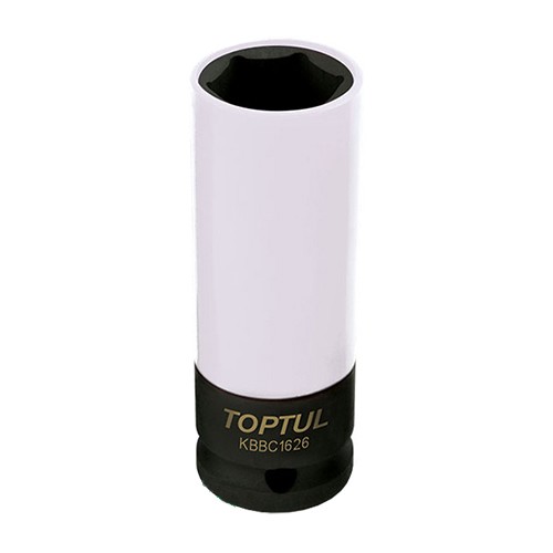 Головка ударная длинная 1/2",(13/16"), 6-гранная, для шиномонтажа, длина 86мм. TOPTUL KBBC1626