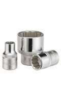 Головка торцевая 1/2",12-гранная,21мм, длина 38мм. FORCE 54921 F