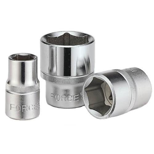 Головка торцевая 1/2",6-гранная 30мм, длина 45мм. FORCE 54530 F