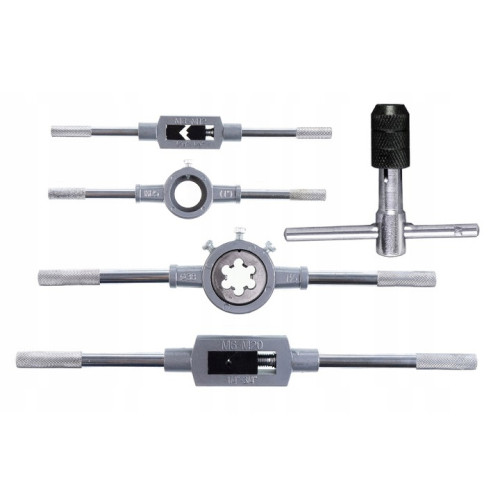 Набор метчиков и плашек метрических (M2–M18),110 предметов. Forsage F-M110-1