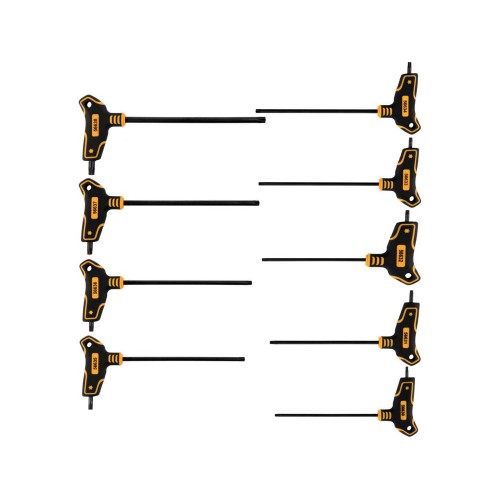 Набор ключей TORX VOREL: "Т" подобных, Т10-T50, L=100-200 мм, Cr-V 6150, 9 шт