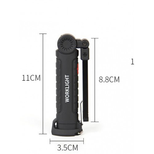 Ліхтар світлодіодний USB акумуляторний 5 режимів LED VAG S