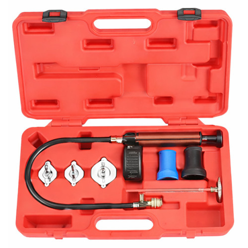 Набір інструментів для тестування герметичності системи охолодження,7 предметів. FORCE 907G8 F