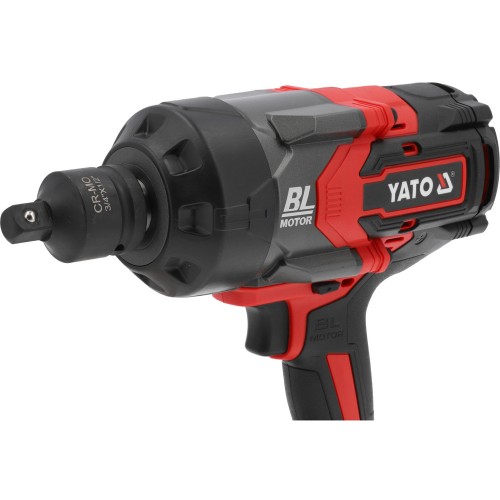 Гайковерт ударний акумуляторний YATO: 18 В Li-Ion, квадрат 3/4", КМ- 2400 Нм (БЕЗ АКУМУЛЯТОРА) [4]