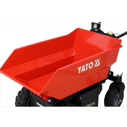 Самоскид-міні YATO P= 1 кВт, від акумул. свинц-кисл- 48 В, 32 АГод вантажопід- 500 кг, швидк.- 5,3