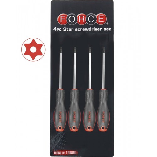 Набор отверток Torx с отверстием 4 пр. (T6-T9) 2044ST FORCE
