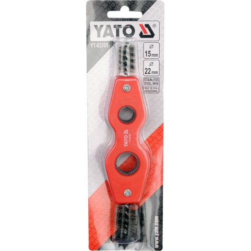 Щетка для внутренней/внешней чистки медных труб Yato YT-63705