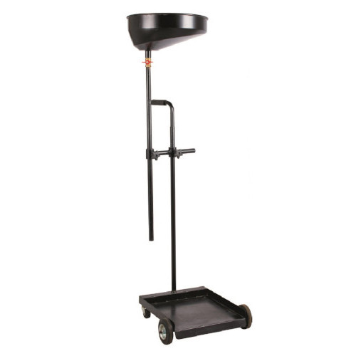 Тележка для сбора отработанного масла с воронкой 10л. G.I. KRAFT TRL-10