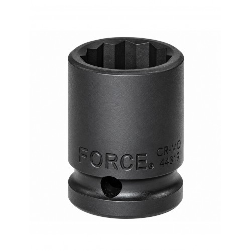 Головка ударная 1/2",12-гранная,30мм, длина 48мм. FORCE 44830 F