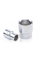 Головка торцевая короткая 6-гранная 11мм,квадрат 3/8", длина 28мм. TOPTUL BAEA1211