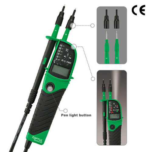 Тестер напряжения мультифункциональный LCD,12~690В AC/DC. TOPTUL EAAA0169