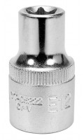 Головка торцевая TORX 1/2",E12, длина 38мм. YATO YT-05222