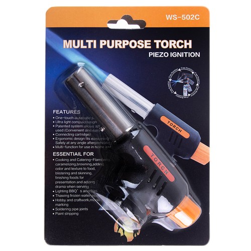 Газовая горелка TORCH с пъезоподпалом под балон WS-502C