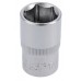 Головка торцевая короткая 6-гранная,квадрат 1/2",17мм, длина 38мм. YATO YT-1210