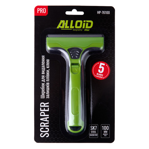 Скребок для удаления пленки и клея 100мм SK7,5 лезвий. Alloid Pro HP-76100