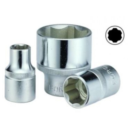 Головка торцева Surface Drive 9мм,квадрат 3/8",довжина 28мм. FORCE 53709 F