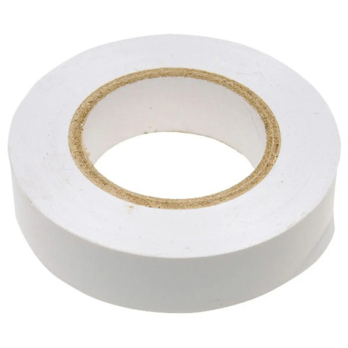 Ізоляційна стрічка ПВХ 19мм × 20м,біла. ST 88798