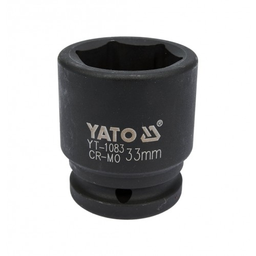 Головка торцевая ударная 3/4",6-гранная,33мм, длина 60мм. YATO YT-1083