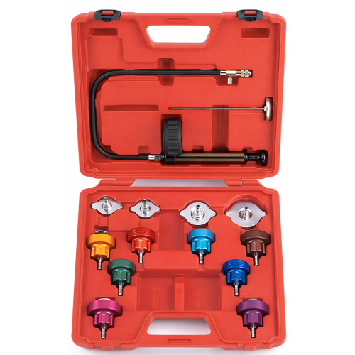 Тестер герметичности системы охлаждения двигателя,14 предметов. FORCE 914G1 F