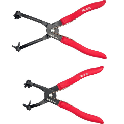 Набор клещей для шлангов и проводов,1/4"-3/4",2 предмета. YATO YT-0645
