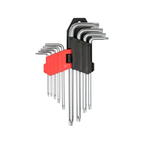 Набор шестигранников TORX с отверстием T10 - T50, 9 шт. YT-0511 YATO