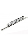 Набор головок 1/4" 12 гранный, 12ед.  4~13мм   (на планке) TOPTUL GAAQ0801U-12