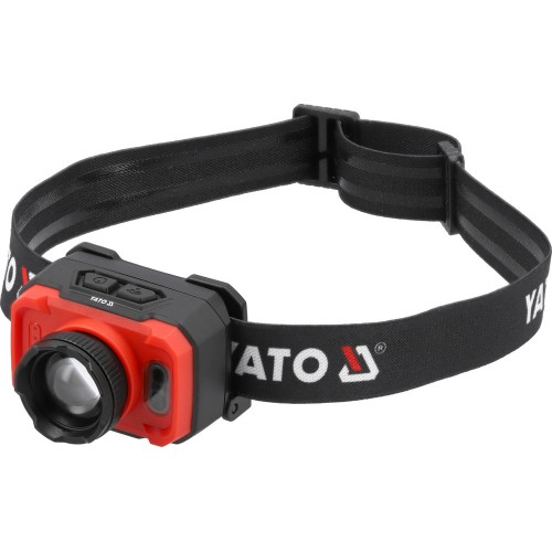 Ліхтар на чоло акумуляторний YATO; 1,2 АГод, 3 режими на відстань 35/60/87 YT-085941