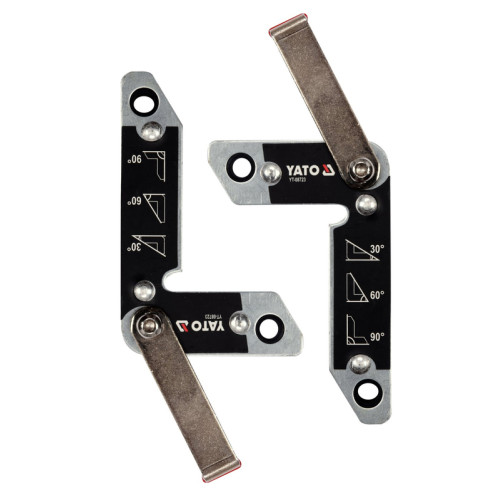 Набор магнитных углов для сварки (30°,60°,90°),32кг, 2шт. YATO YT-08723