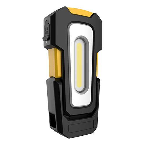Фонарь складной светодиодный (LED2 W+1W) аккумуляторный 1800 мАч (Made in GERMANY) L-0303W