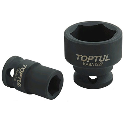 Головка торцева ударна 1/2",8мм,6-гранна, коротка, довжина 38мм. TOPTUL KABA1608
