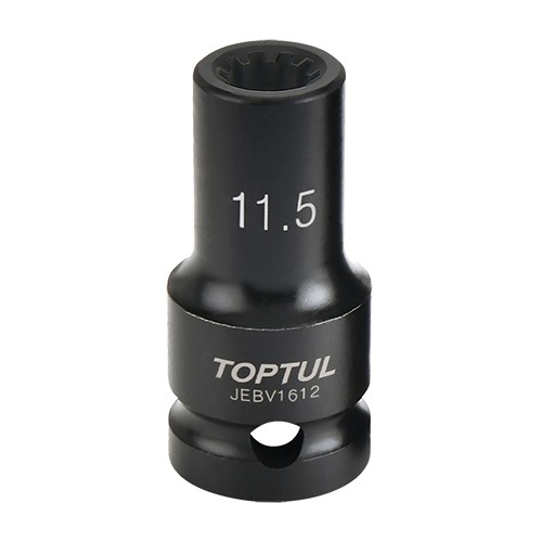 Головка для тормозных суппортов 1/2",11,5мм,10 граней Porsche,Volkswagen,Audi,Mercedes-Benz. TOPTUL JEBV1612