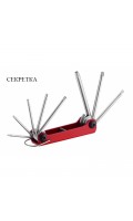 Набір ключів Torx з отвором (складний) 8 пр. (Т9Н - Т40Н) FORCE 5083TF F