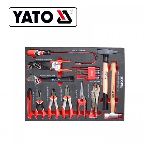 Тележка с инструментами 400шт. YATO, на колесах, 7 ящик, 958x766x465 мм, YT-55302