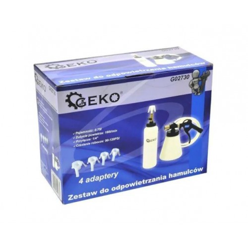 Набор для прокачки и замены тормозной жидкости. GEKO G02730
