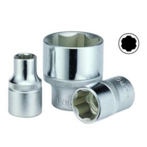 Головка торцева Surface Drive 15мм, квадрат 3/8". FORCE 53715 F
