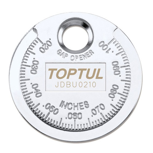 Приспособление типа «монета» для проверки зазора между электродами свечи. TOPTUL JDBU0210