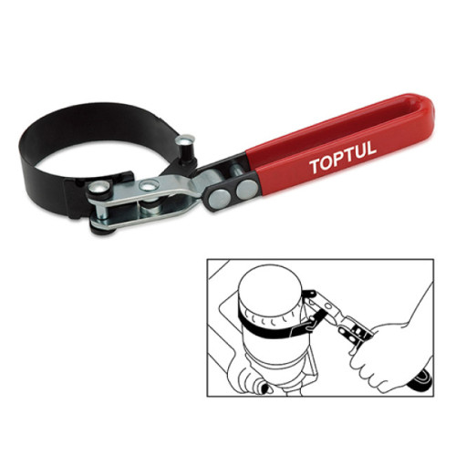 Съёмник масляного фильтра,стальная лента 95-110мм. TOPTUL JDAU95B0