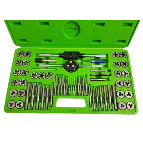 Набор метчиков и плашек метрических и дюймовых,60 предметов. JBM 50793