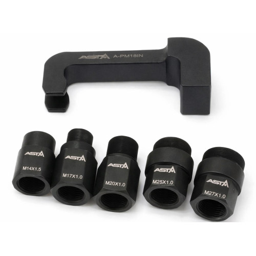 Набір знімачів форсунок + адаптери (двигуни CDI). ASTA A-PM18IN