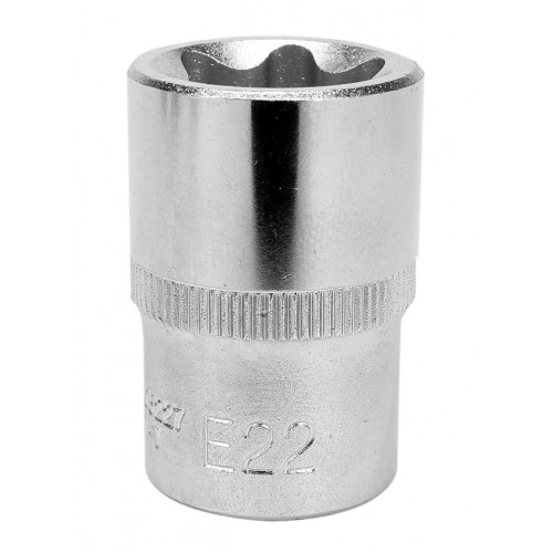 Головка торцева TORX E22,квадрат 1/2",довжина 38мм. YATO YT-05227