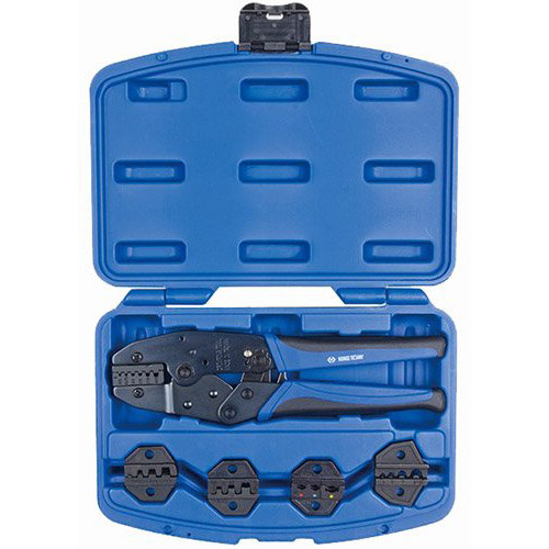 Клещи обжимные со сменными насадками (набор 5пр). KING TONY 67G0005