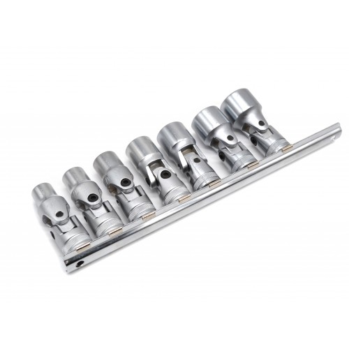 Набор головок 3/8" с карданом 7ед. дюймовые (3/8"- 3/4") 30710S FORCE