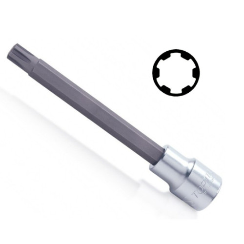 Головка 1/2" с насадкой M10S x 140мм для ГБЦ VAG (VW,AUDI). TOPTUL BCYA1610