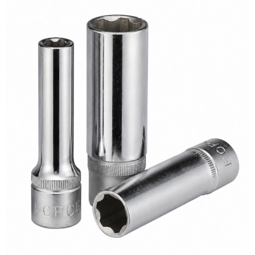 Головка торцевая глубокая Surface Drive 3/8",10мм, длина 63мм. FORCE 5376310 F