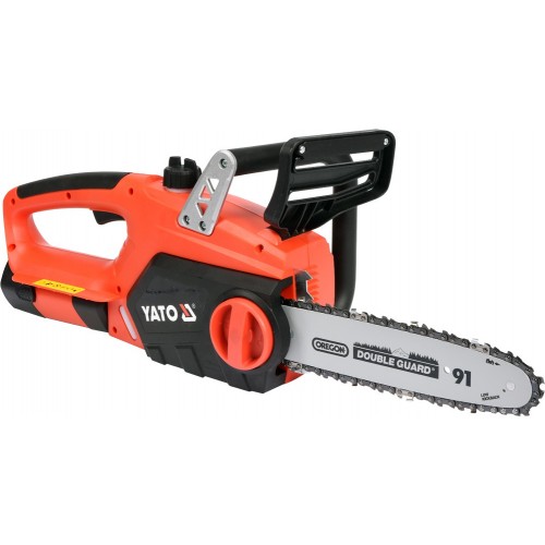Пила цепная аккумуляторная YATO : 18V Li-Ion, 3,0 А/Час, шина- 25 см YT-85080