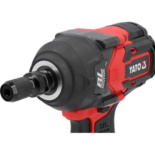 Гайковерт ударный аккумуляторный бесщеточный YATO 1/2", 1200 Нм (БЕЗ АКБ) SYSTEM 18 V YT-828072
