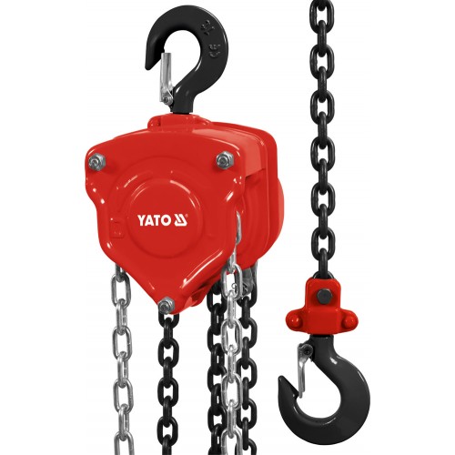Таль цепная ручная: H= 3 м, F= 5 т YATO YT-58955