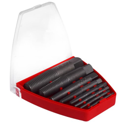 Набір екстракторів для викручування зламаних шпильок і штуцерів,8 предметів. FORCE 63006B F